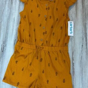 Carter's Kids Orange Romper